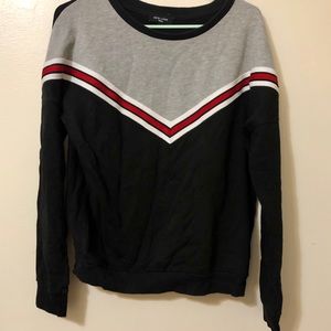 ASOS sweatshirt dark blue and gray